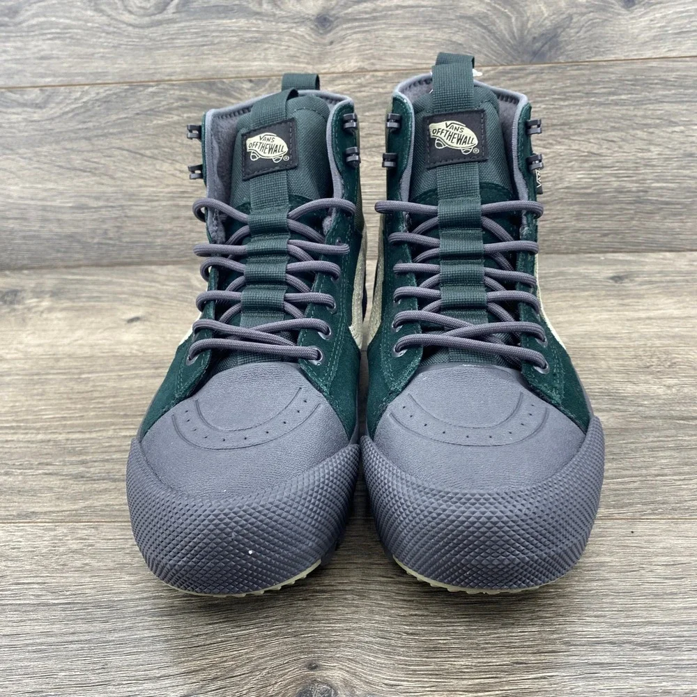 Vans Sk8-Hi GORE-TEX MTE-3 Mens 7.5 Womens 9 Green Waterproof Winter Boots